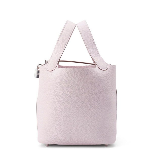 エルメス ハンドバッグ ピコタンロックPM モーヴペール/シルバー金具 トリヨンクレマンス W刻印