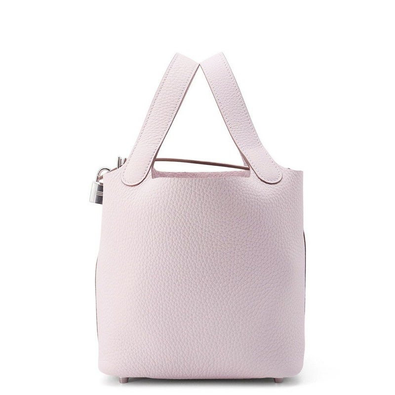 エルメス ハンドバッグ ピコタンロックPM モーヴペール/シルバー金具 トリヨンクレマンス W刻印