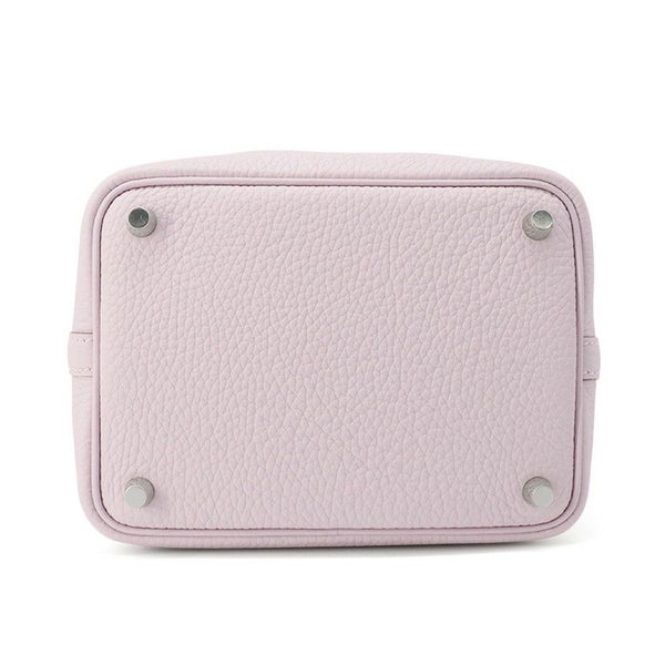 エルメス ハンドバッグ ピコタンロックPM モーヴペール/シルバー金具 トリヨンクレマンス W刻印