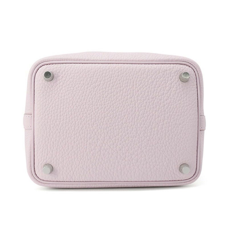 エルメス ハンドバッグ ピコタンロックPM モーヴペール/シルバー金具 トリヨンクレマンス W刻印