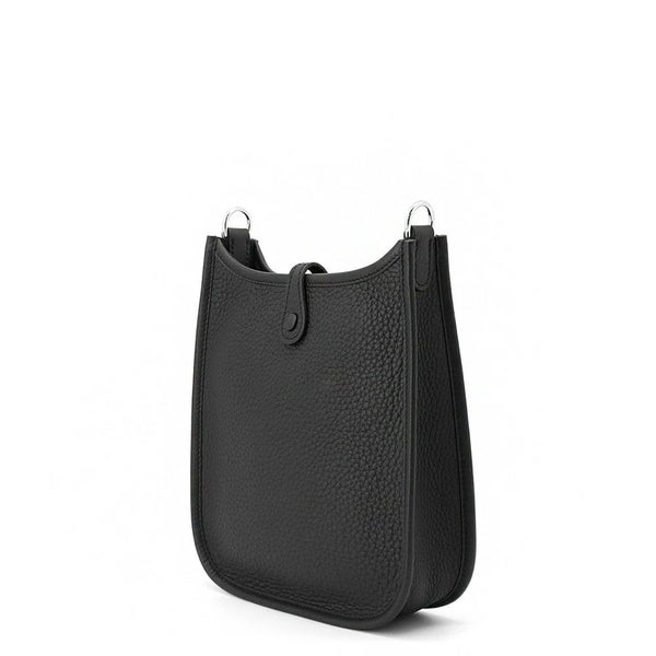 エルメス エブリンTPM アマゾン サングル ジグザグ ブラック/ホワイト/シルバー金具 トリヨンクレマンス K刻印 黒 白