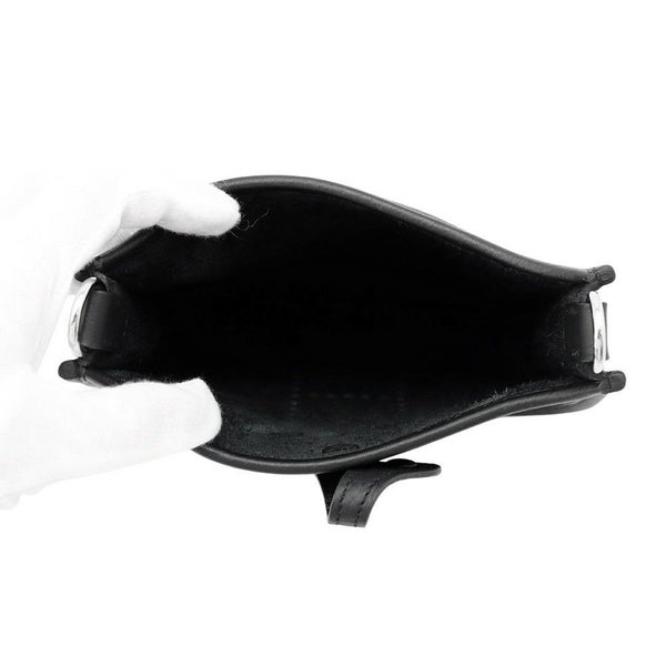 エルメス エブリンTPM アマゾン サングル ジグザグ ブラック/ホワイト/シルバー金具 トリヨンクレマンス K刻印 黒 白