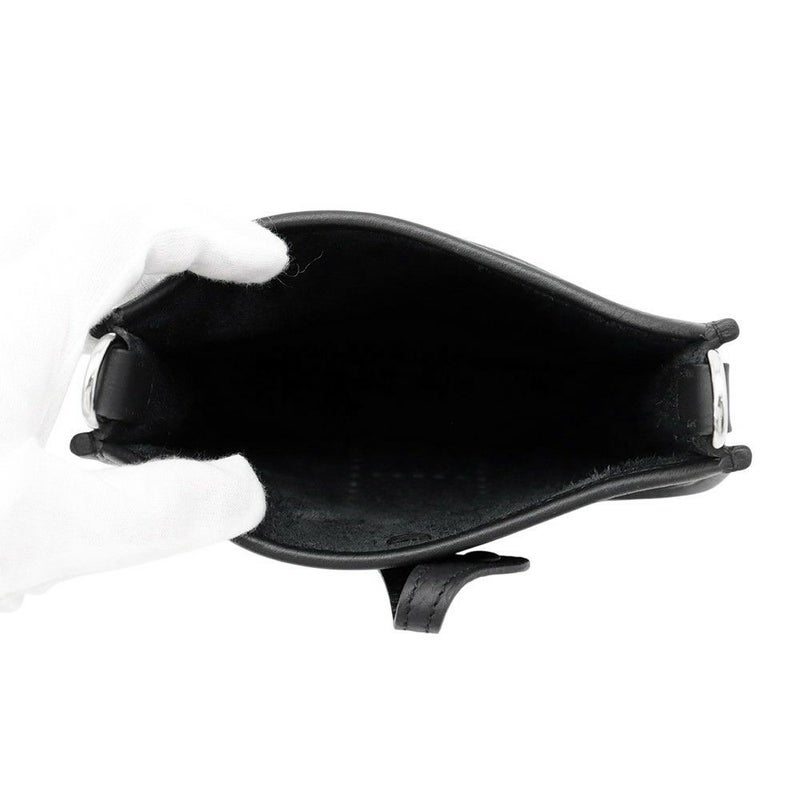 エルメス エブリンTPM アマゾン サングル ジグザグ ブラック/ホワイト/シルバー金具 トリヨンクレマンス K刻印 黒 白