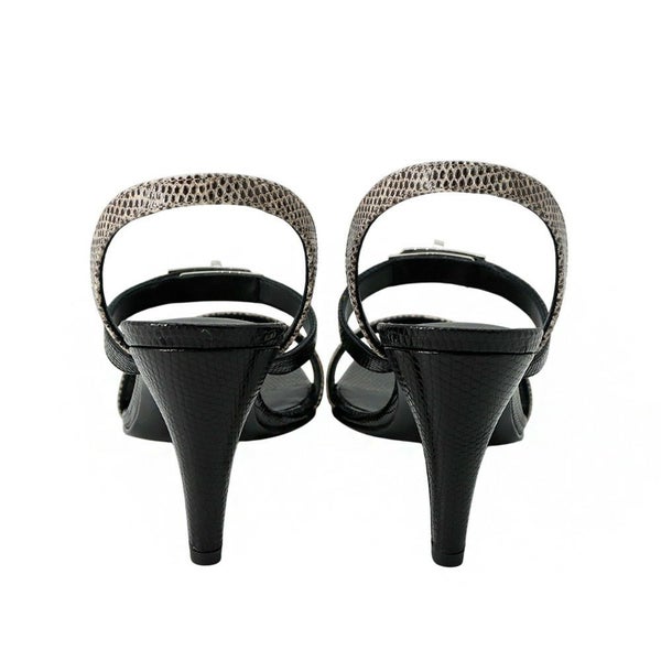 エルメス ミュール グラムール リザード レディースサイズ36 HERMES 靴 サンダル 黒