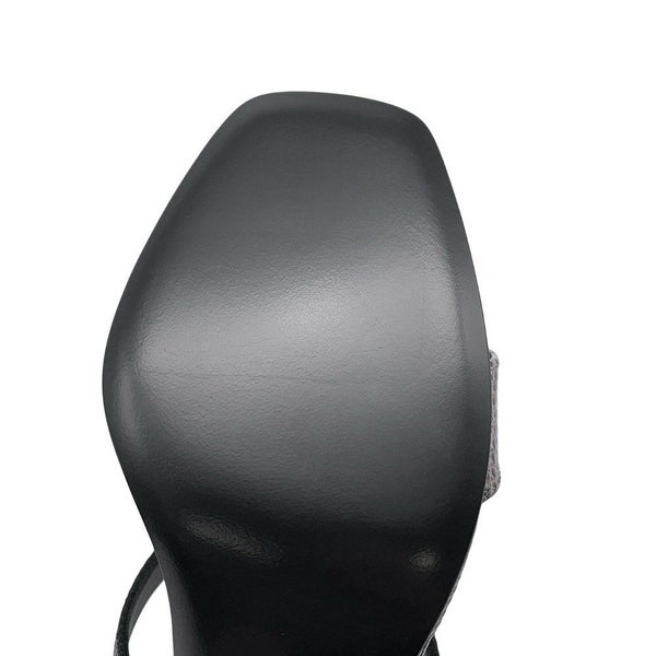 エルメス ミュール グラムール リザード レディースサイズ36 HERMES 靴 サンダル 黒