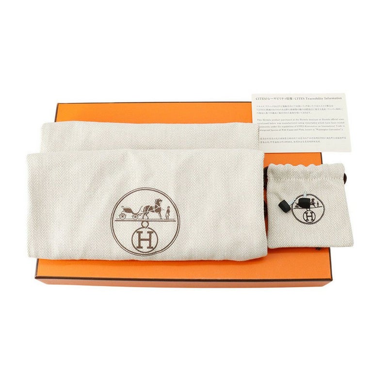 エルメス ミュール グラムール リザード レディースサイズ36 HERMES 靴 サンダル 黒