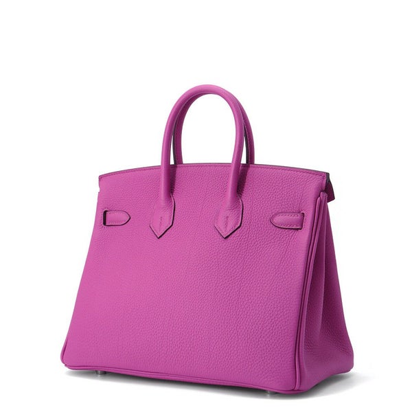 エルメス バーキン25 マグノリア/シルバー金具 トゴ C刻印 HERMES Birkin ハンドバッグ