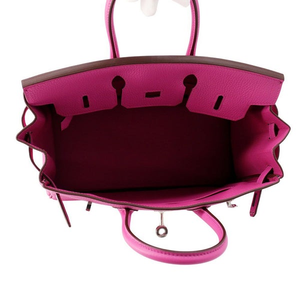 エルメス バーキン25 マグノリア/シルバー金具 トゴ C刻印 HERMES Birkin ハンドバッグ