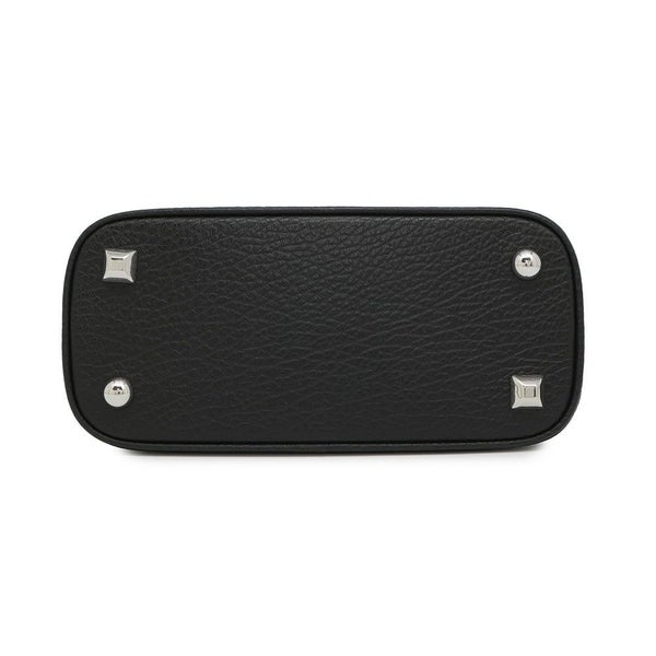 メゾンマルジェラ ハンドバッグ 5AC マイクロ カーフレザー/コットン S56WG0081 2way 黒