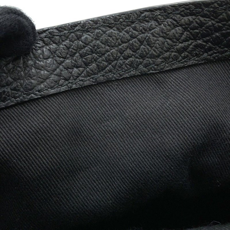 メゾンマルジェラ ハンドバッグ 5AC マイクロ カーフレザー/コットン S56WG0081 2way 黒