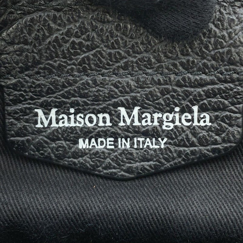 メゾンマルジェラ ハンドバッグ 5AC マイクロ カーフレザー/コットン S56WG0081 2way 黒