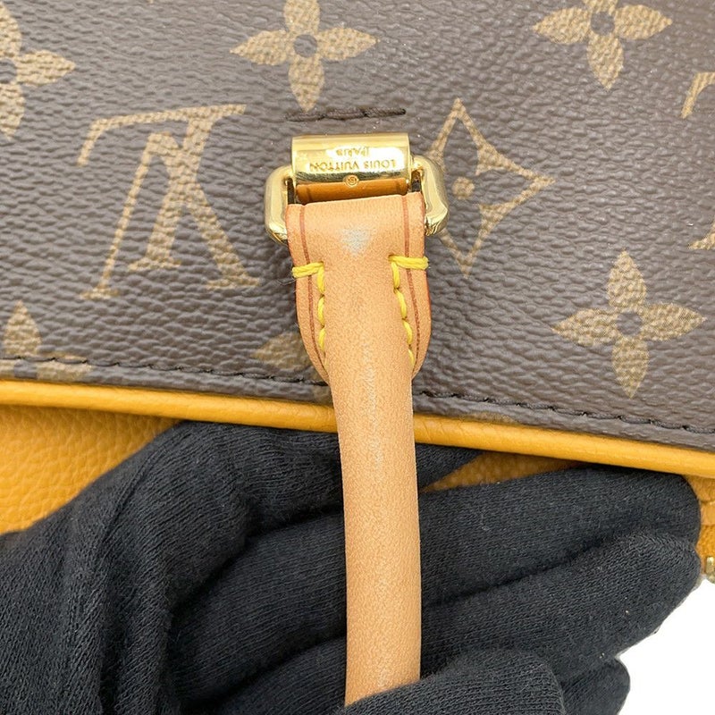 ルイヴィトン ハンドバッグ モノグラム パラス M40929 LOUIS VUITTON 2way イエロー