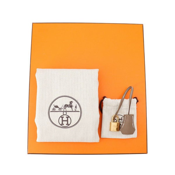 エルメス バーキン25 エトゥープ/ゴールド金具 トゴ D刻印 HERMES Birkin ハンドバッグ