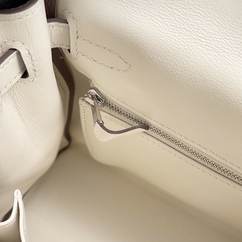 エルメス ハンドバッグ ケリー25 内縫い IN AND OUT ナタ/シルバー金具 スイフト Z刻印 HERMES Kelly 2wayバッグ