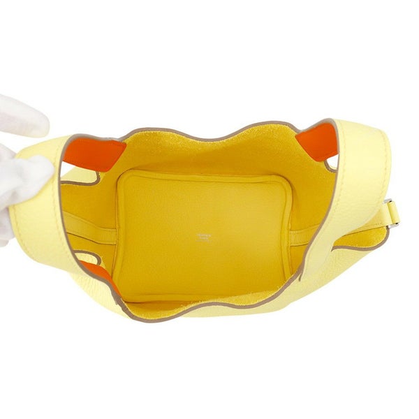 エルメス ピコタンロックPM エクラ リモンチェッロ/オレンジフィールド/シルバー金具 トリヨンクレマンス K刻印