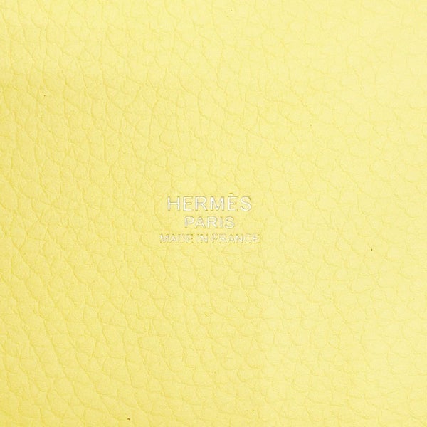 エルメス ピコタンロックPM エクラ リモンチェッロ/オレンジフィールド/シルバー金具 トリヨンクレマンス K刻印