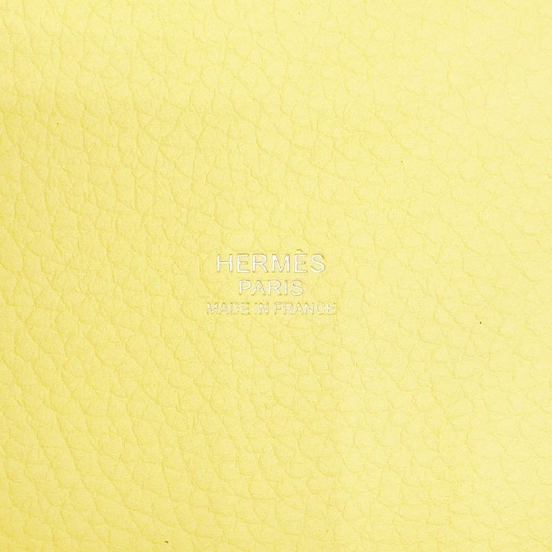 エルメス ピコタンロックPM エクラ リモンチェッロ/オレンジフィールド/シルバー金具 トリヨンクレマンス K刻印