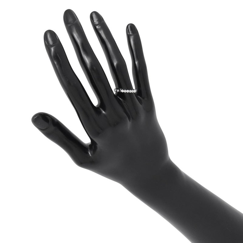 ショーメ リング ビー ドゥ ショーメ ダイヤ 14P 計0.21ct K18WG サイズ52 081890 Chaumet 指輪 ビー マイ ラブ ハニカム
