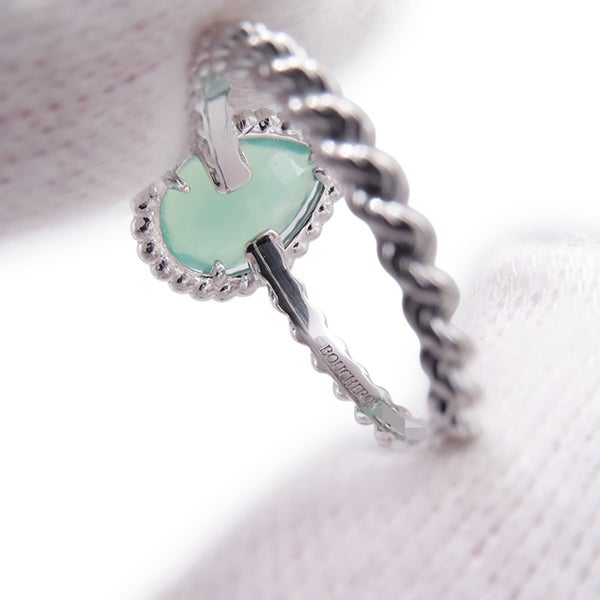 ブシュロン リング セルパンボエム アクアプレーズ 1P 1.16ct K18WGホワイトゴールド サイズ51 JRG03137 指輪