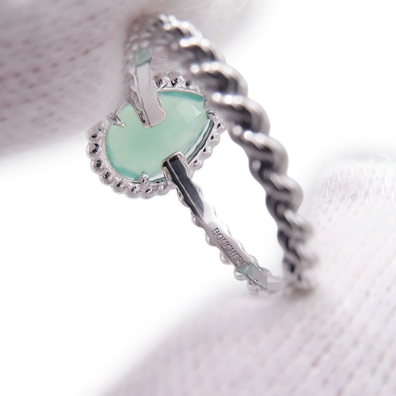 ブシュロン リング セルパンボエム アクアプレーズ 1P 1.16ct K18WGホワイトゴールド サイズ51 JRG03137 指輪