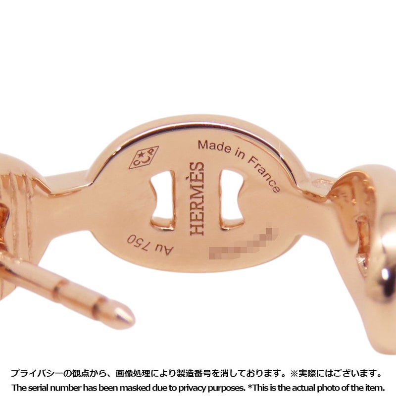 エルメス ピアス シェーヌダンクル アンシェネ K18PGピンクゴールド HERMES ジュエリー