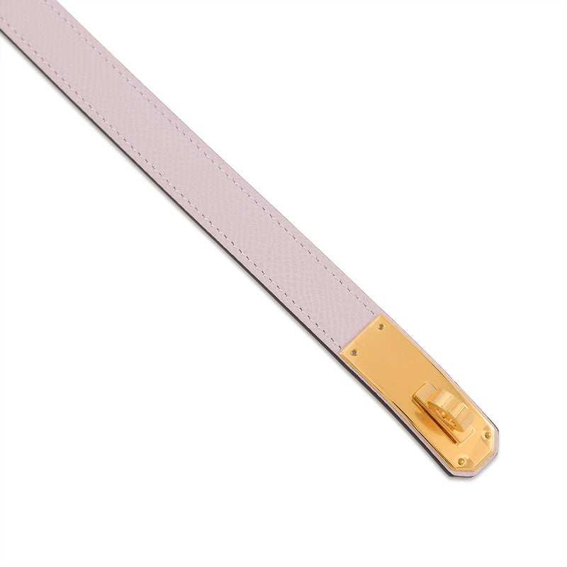 エルメス ベルト ケリー・ポケット 18 モーヴシルベストル/ゴールド金具 エプソン W刻印