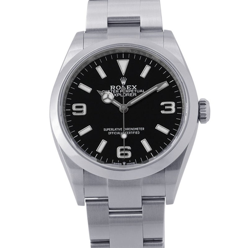 ロレックス エクスプローラー ランダムシリアル ルーレット 124270 ROLEX 腕時計 ウォッチ 黒文字盤