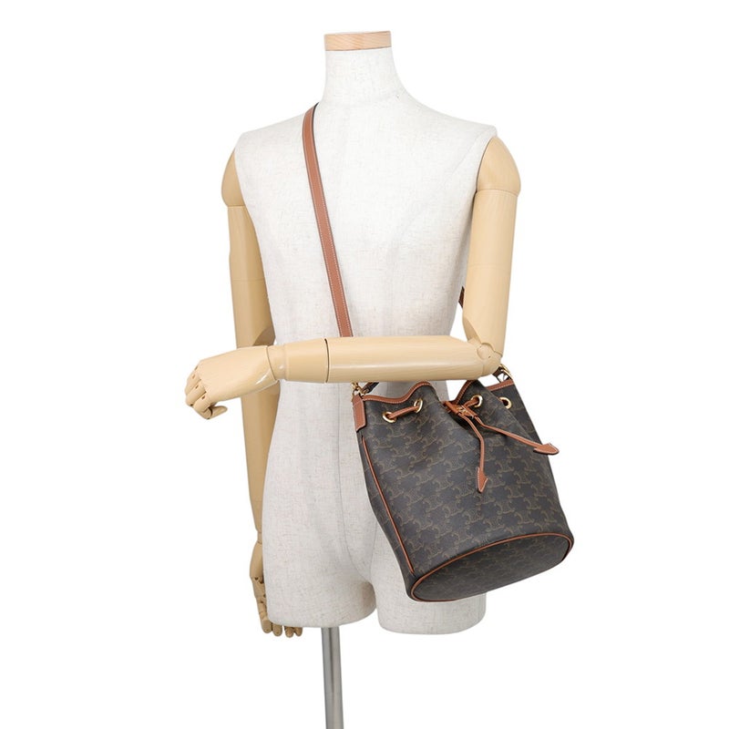 セリーヌ ハンドバッグ クララ ミディアム トリオンフ PVC カーフスキン 116882 CELINE 2WAYショルダーバッグ