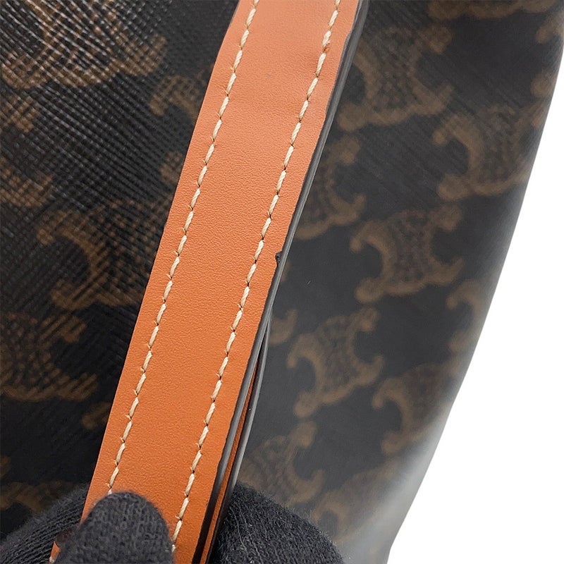 セリーヌ ハンドバッグ クララ ミディアム トリオンフ PVC カーフスキン 116882 CELINE 2WAYショルダーバッグ