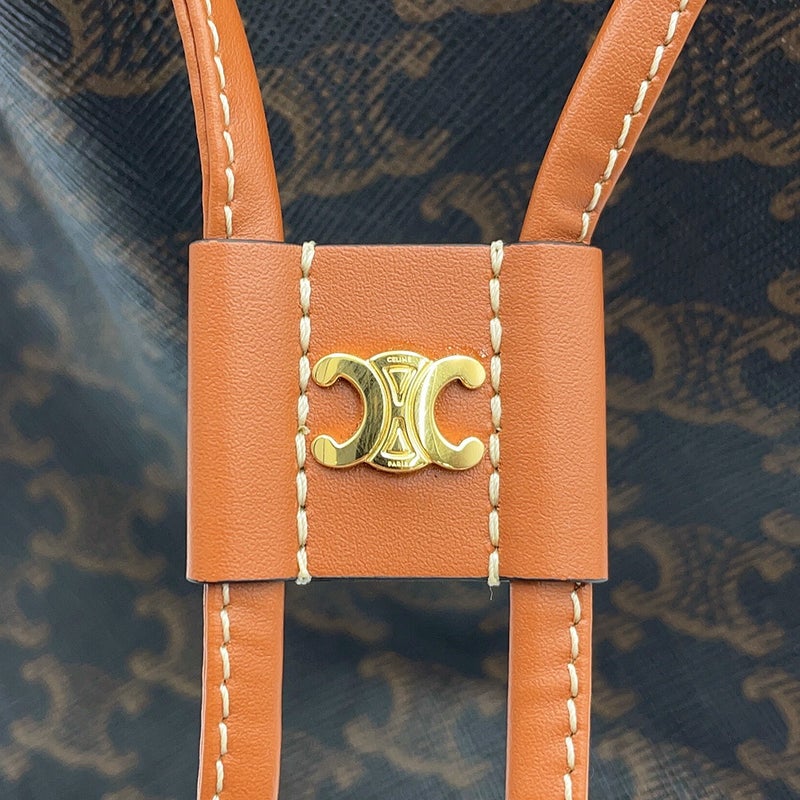 セリーヌ ハンドバッグ クララ ミディアム トリオンフ PVC カーフスキン 116882 CELINE 2WAYショルダーバッグ