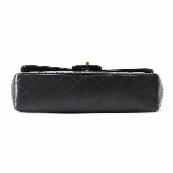 シャネル ハンドバッグ 親子バッグ マトラッセ ココマーク ラムスキン CHANEL バッグ 黒