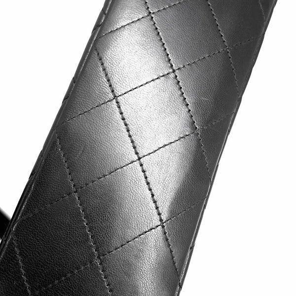 シャネル ハンドバッグ 親子バッグ マトラッセ ココマーク ラムスキン CHANEL バッグ 黒
