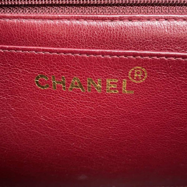 シャネル ハンドバッグ 親子バッグ マトラッセ ココマーク ラムスキン CHANEL バッグ 黒