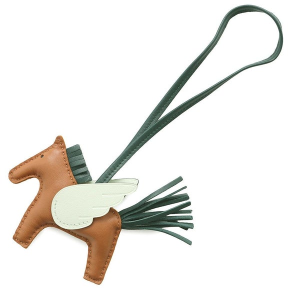 エルメス バッグチャーム ロデオPM ペガサス ゴールド/ヴェールシプレ/ヴェールフィズ ラムスキン U刻印