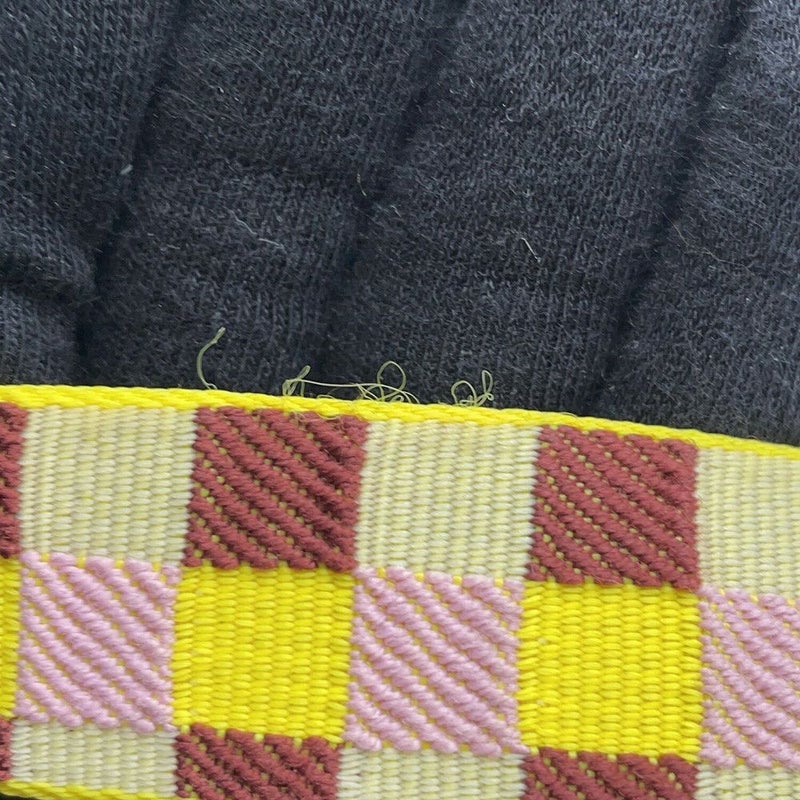 エルメス バンドリエール サングル マキシカドリーユ ライム/モーヴシルベストル/シルバー金具 U刻印