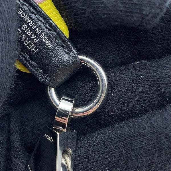 エルメス バンドリエール サングル マキシカドリーユ ライム/モーヴシルベストル/シルバー金具 U刻印