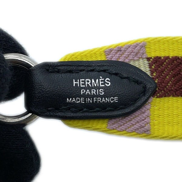 エルメス バンドリエール サングル マキシカドリーユ ライム/モーヴシルベストル/シルバー金具 U刻印