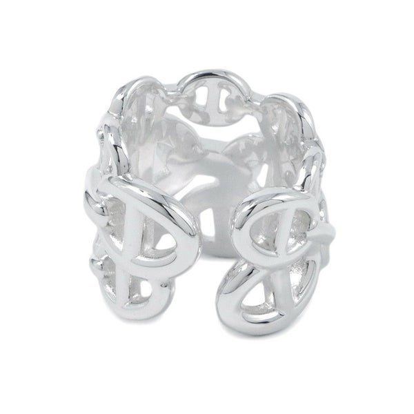 エルメス リング シェーヌダンクル アンシェネGM Enchainee SV925シルバー リングサイズ48 HERMES 指輪