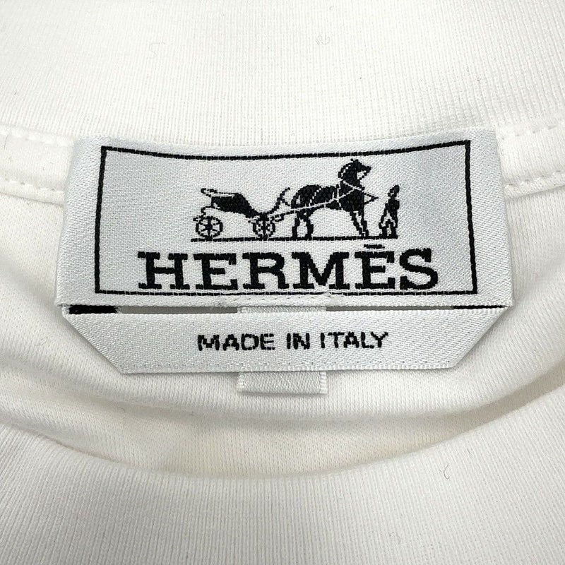 エルメス Tシャツ フラグメント・エクエストレス Fragments Equestres メンズサイズXXL HERMES トップス 白