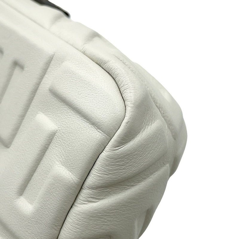 フェンディ ハンドバッグ FFモチーフ バゲット ミニ 8BS017 FENDI 2way 白