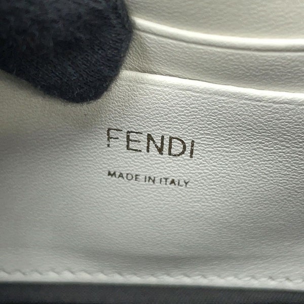 フェンディ ハンドバッグ FFモチーフ バゲット ミニ 8BS017 FENDI 2way 白