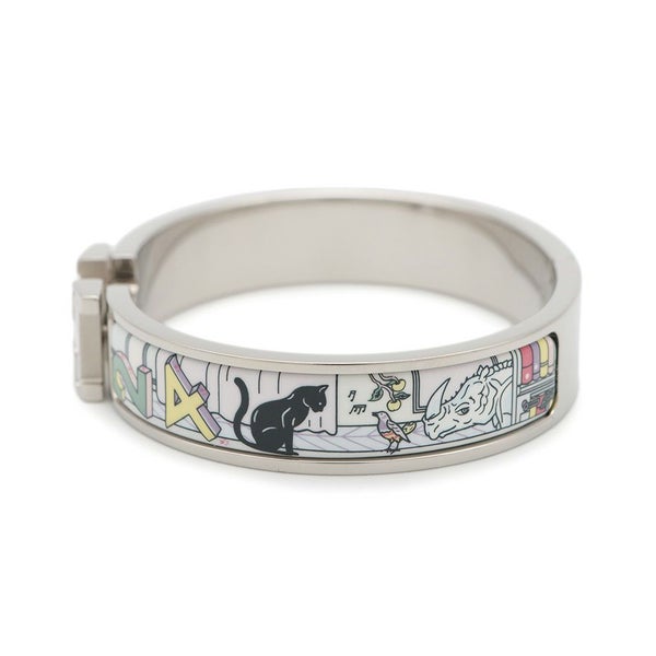 エルメス ブレスレット クリックH 24番地のミステリー サイズPM ジャスミン/シルバー金具 HERMES バングル アクセサリー