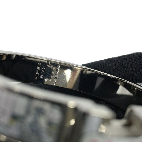 エルメス ブレスレット クリックH 24番地のミステリー サイズPM ジャスミン/シルバー金具 HERMES バングル アクセサリー