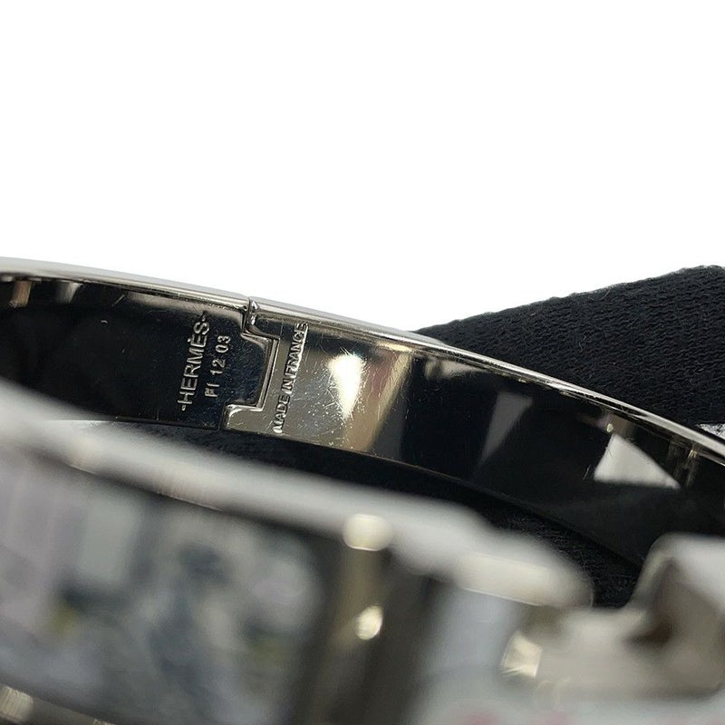 エルメス ブレスレット クリックH 24番地のミステリー サイズPM ジャスミン/シルバー金具 HERMES バングル アクセサリー