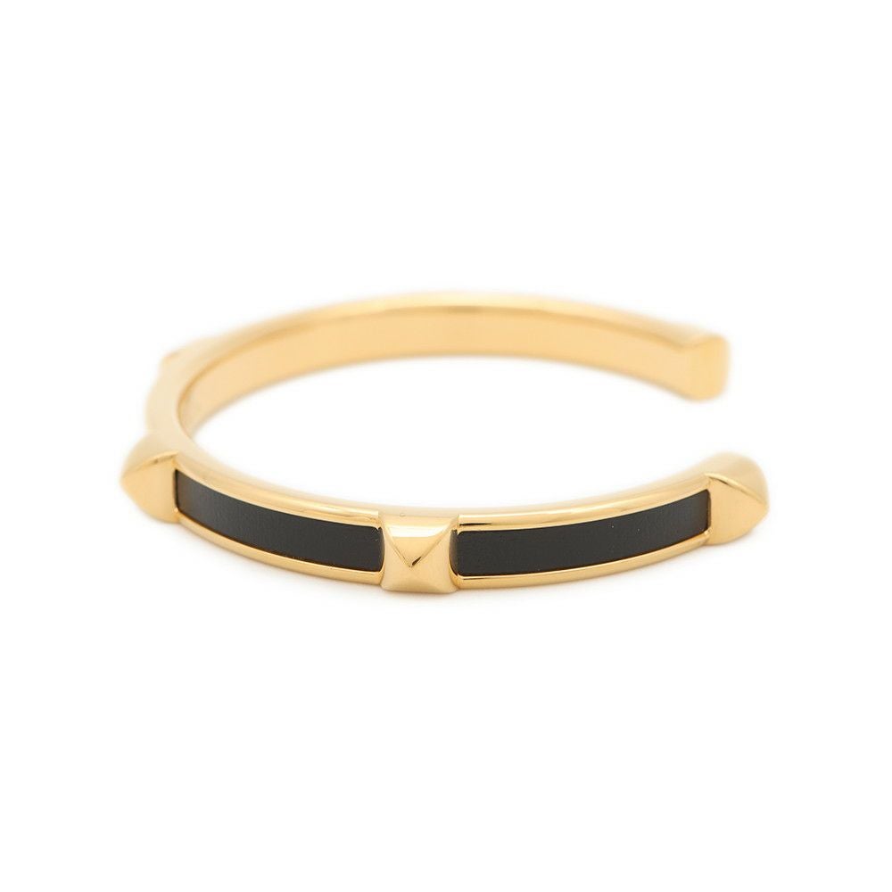 エルメス ブレスレット アテナ サイズT3 ブラック/ゴールド金具
