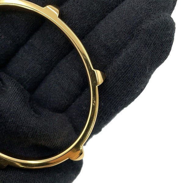 エルメス ブレスレット アテナ サイズT3 ブラック/ゴールド金具 ボックスカーフ HERMES アクセサリー 黒