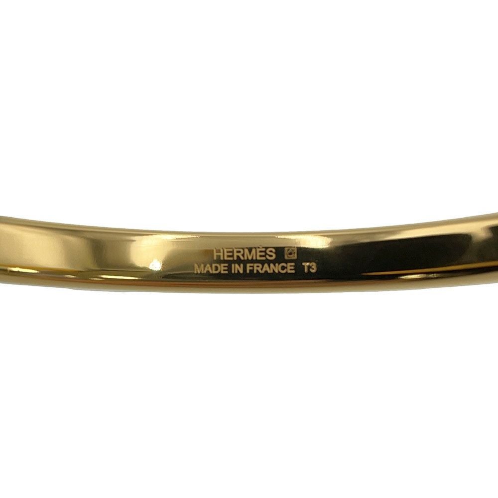 エルメス ブレスレット アテナ サイズT3 ブラック/ゴールド金具