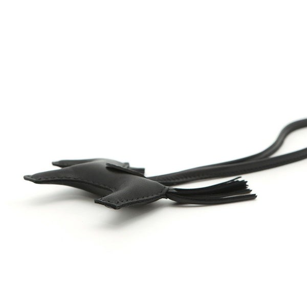 エルメス バッグチャーム ロデオ PM タッチ ブラック ラムスキン/アリゲーターマット W刻印 黒