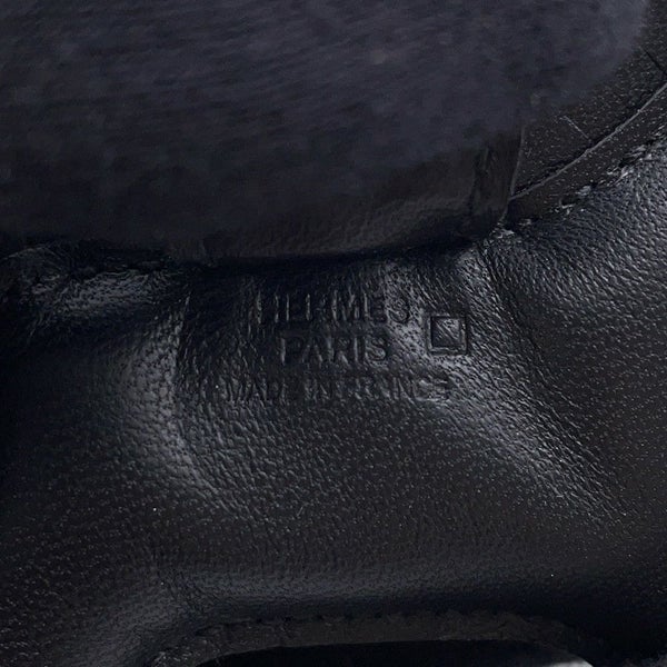 エルメス バッグチャーム ロデオ PM タッチ ブラック ラムスキン/アリゲーターマット W刻印 黒