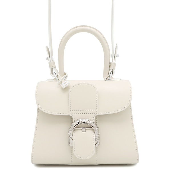 デルヴォー ハンドバッグ ブリヨン ミニ ボックスカーフ AA0544AAM010DPA Delvaux 2way デルボー